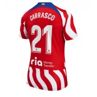 Atletico Madrid Yannick Carrasco #21 Fußballbekleidung Heimtrikot Damen 2022-23 Kurzarm